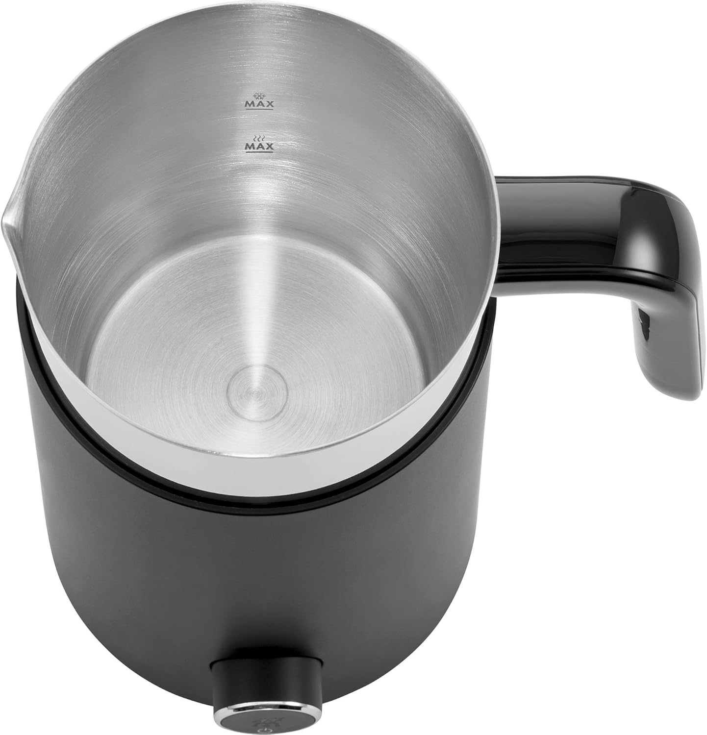 ZWILLING Enfinigy Cool Touch Milk Frother, Hot n Cold Foam Milk Frother, Cream y for Milk, Plant-based Milk - Black ZWILLING Enfinigy Cool Touch Milk Frother, Hot n Cold Foam Milk Frother, Cream y for Milk, Plant-based Milk - Black