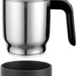 ZWILLING Enfinigy Cool Touch Milk Frother, Hot n Cold Foam Milk Frother, Cream y for Milk, Plant-based Milk - Black ZWILLING Enfinigy Cool Touch Milk Frother, Hot n Cold Foam Milk Frother, Cream y for Milk, Plant-based Milk - Black