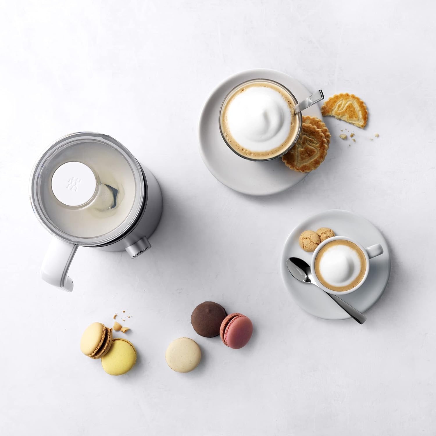 ZWILLING Enfinigy Cool Touch Milk Frother, Hot n Cold Foam Milk Frother, Cream y for Milk, Plant-based Milk - Black ZWILLING Enfinigy Cool Touch Milk Frother, Hot n Cold Foam Milk Frother, Cream y for Milk, Plant-based Milk - Black