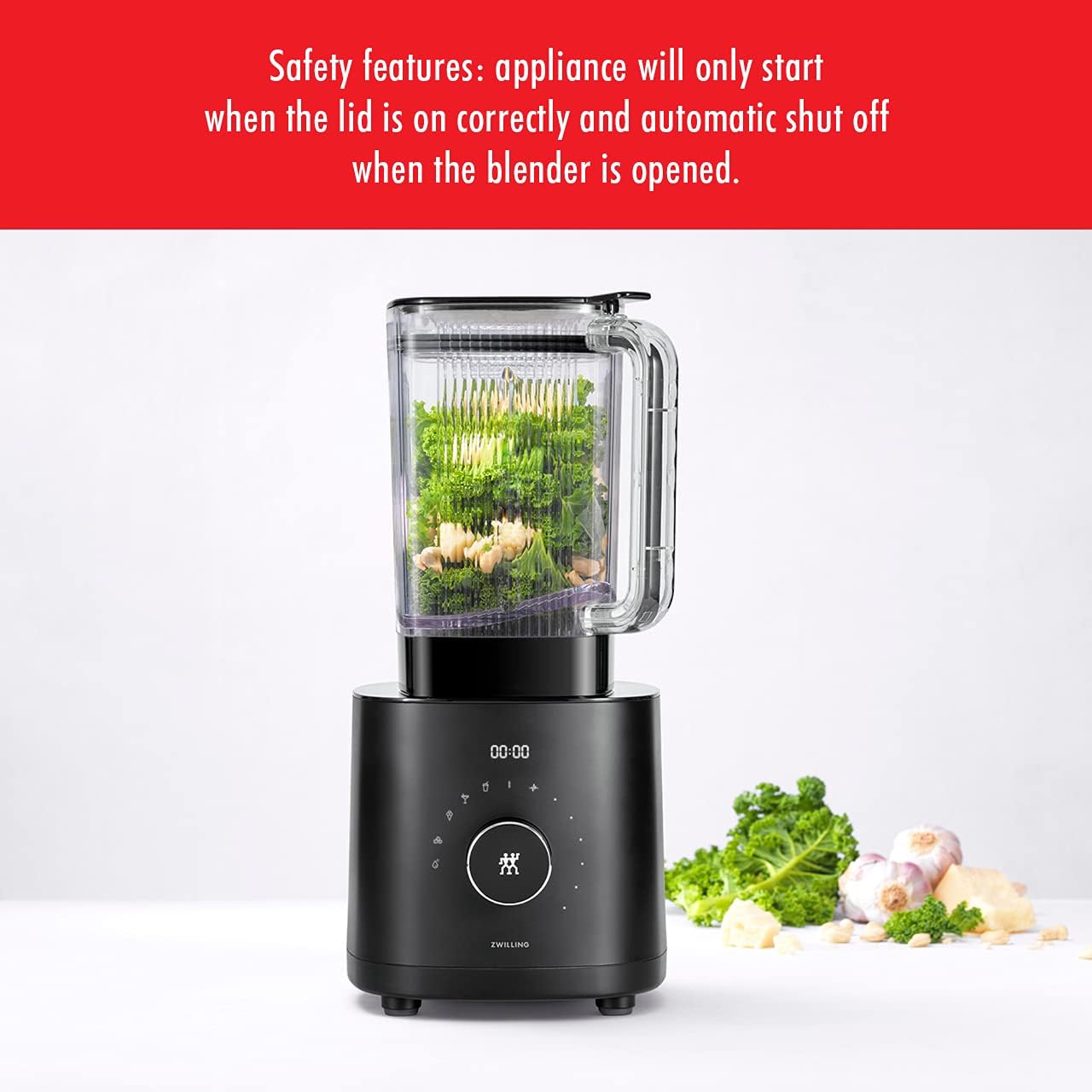 ZWILLING Enfinigy Power Blender, Piranha Teeth Winglet Blade for Shakes, Smoothies, Ice Cream and more, Black ZWILLING Enfinigy Power Blender, Piranha Teeth Winglet Blade for Shakes, Smoothies, Ice Cream and more, Black