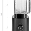 ZWILLING Enfinigy Power Blender, Piranha Teeth Winglet Blade for Shakes, Smoothies, Ice Cream and more, Black ZWILLING Enfinigy Power Blender, Piranha Teeth Winglet Blade for Shakes, Smoothies, Ice Cream and more, Black