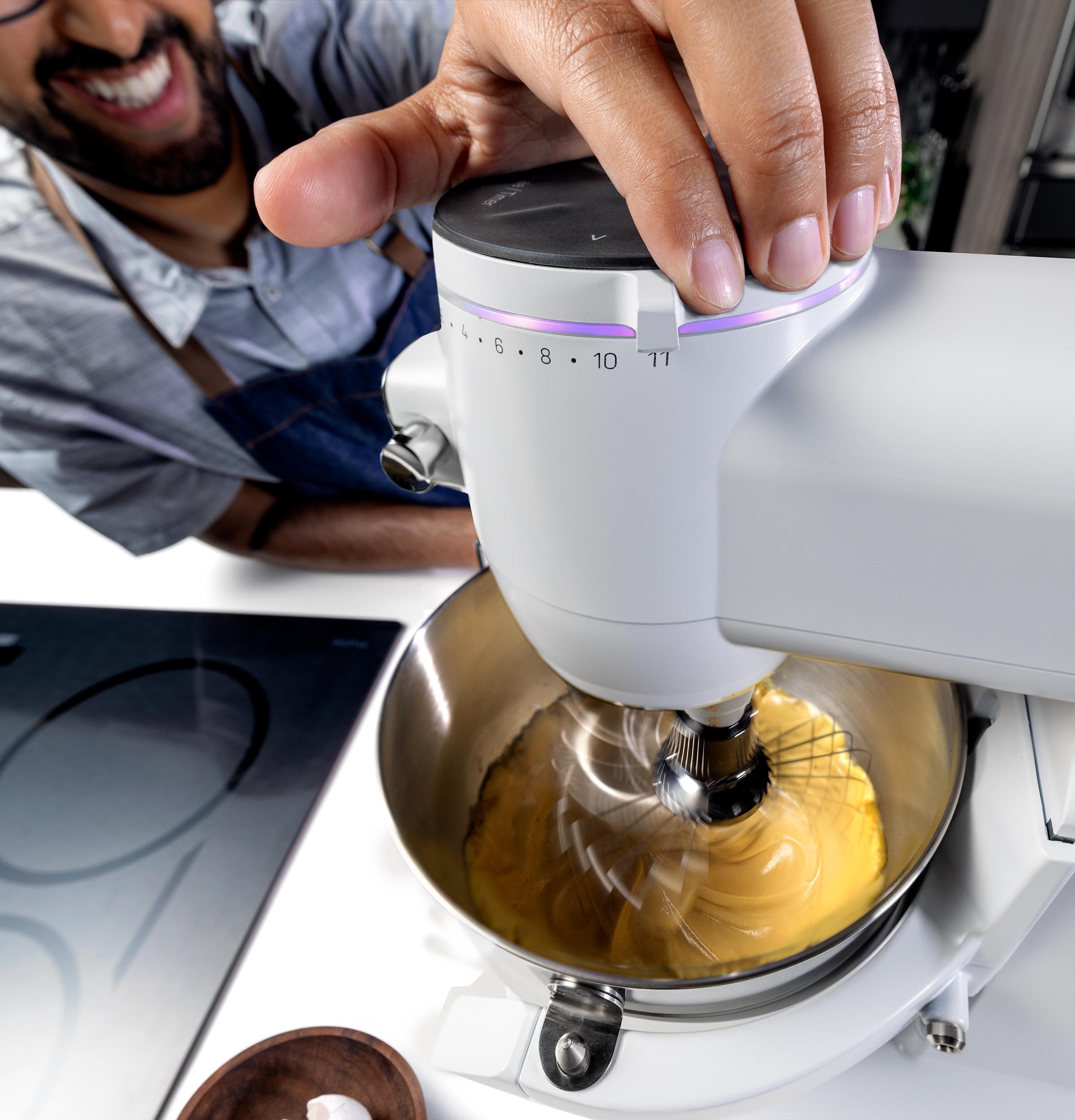 GE Profile Smart Mixer with Auto Sense - White GE GE Profile Smart Mixer with Auto Sense - White