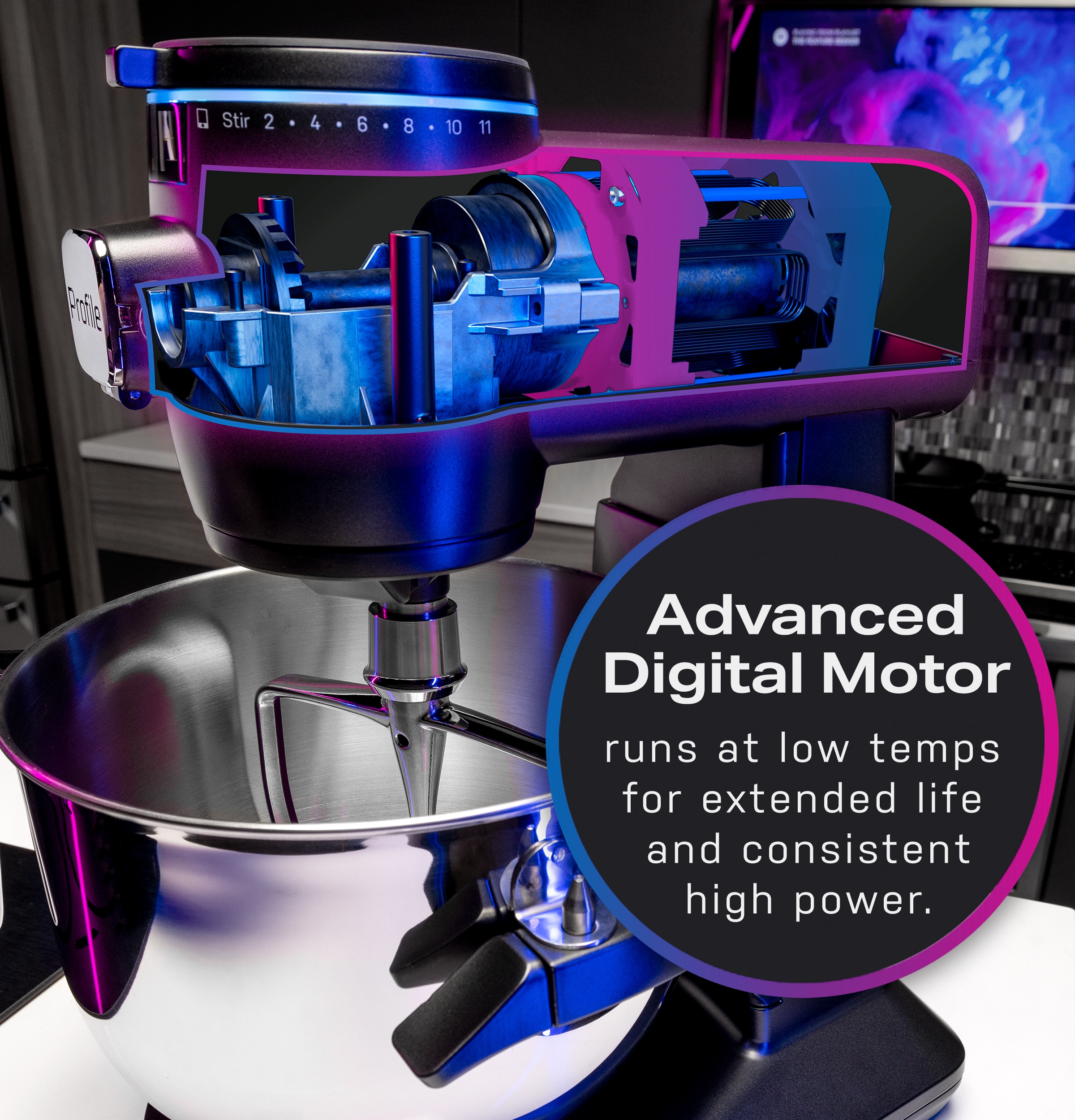 GE Profile Smart Mixer with Auto Sense - Black GE GE Profile Smart Mixer with Auto Sense - Black