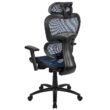Flash Furniture LO Blue Contemporary Adjustable Height Swivel Mesh Desk Chair