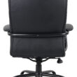 Boss Office Products Black Contemporary Ergonomic Adjustable Height Swivel Upholstered Executive Chair