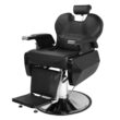 Outopee Set of Black Contemporary Ergonomic Adjustable Height Swivel Faux leather Reception Chair