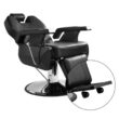 Outopee Set of Black Contemporary Ergonomic Adjustable Height Swivel Faux leather Reception Chair