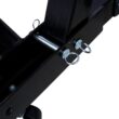 Tatayosi 2 Ton Folding Engine Hoist Cherry Picker Shop Crane Hoist Lift Heavy Duty Steel with 6 Iron Caster Wheels (Black)