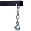 Tatayosi 2 Ton Folding Engine Hoist Cherry Picker Shop Crane Hoist Lift Heavy Duty Steel with 6 Iron Caster Wheels (red)