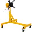 Tatayosi 1000lbs Folding Engine Stand Geared Rotating Head 360 Degree Adjustable Mounting Head Yellow Color