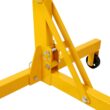 Tatayosi 1000lbs Folding Engine Stand Geared Rotating Head 360 Degree Adjustable Mounting Head Yellow Color