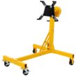 Tatayosi 1000lbs Folding Engine Stand Geared Rotating Head 360 Degree Adjustable Mounting Head Yellow Color