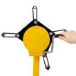 Tatayosi 1000lbs Folding Engine Stand Geared Rotating Head 360 Degree Adjustable Mounting Head Yellow Color