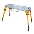 DEWALT 46-in L x 36-in H Yellow Steel Adjustable Height Portable Work Bench