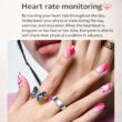 Smart Ring with Heart Rate, Blood Oxygen and Sleep Monitoring – IP68 & 5ATM Waterproof Fitness Tracker with Multi-Sport Modes
