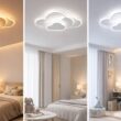 Cloud LED Ceiling Lamp 22" – Modern Minimalist Ceiling Light for Living Room, Bedroom, Kids Room (52cm)