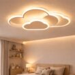 Cloud LED Ceiling Lamp 22" – Modern Minimalist Ceiling Light for Living Room, Bedroom, Kids Room (52cm)