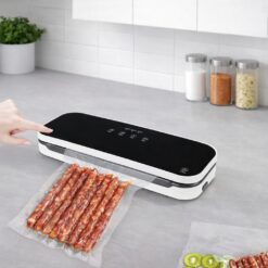 100W Fully Automatic Vacuum Sealer Machine for Food Storage – Vacuum Sealing for Meat, Seafood, Vegetables and Fruits