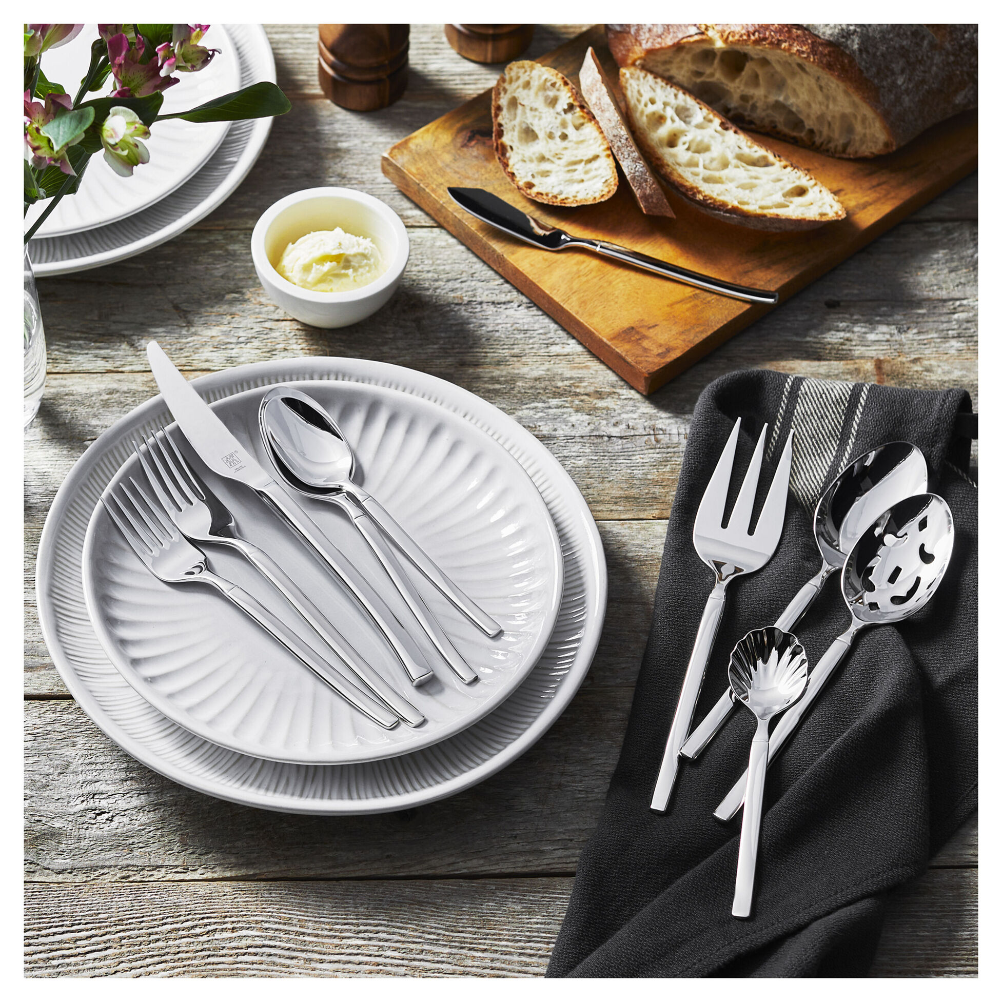 ZWILLING Opus 45-pc Flatware Set, 18/10 Stainless Steel ZWILLING Opus 45-pc Flatware Set, 18/10 Stainless Steel - Image 6
