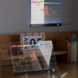 LED Acrylic Message Board Night Light with 7-Color Modes – Dry Erase Note & Drawing Board for Home or Office
