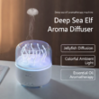 Rotating Jellyfish Aroma Diffuser with Colorful Ambient Light