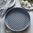 GreenPan Valencia Pro 11" Ceramic Grill Pan with 2 Side Handles Black