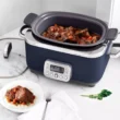 GreenPan Elite 6qt Slow Cooker, Oxford Blue