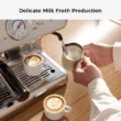 R.W.FLAME Espresso Machines with grinder, 20 Bar Professional Espresso Maker with Milk Frother Steam Wand & Removable Water Tan, Stainless Steel