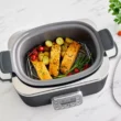 GreenPan Elite 6qt Slow Cooker, Graphite