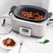 GreenPan Elite 6qt Slow Cooker, Cloud Gray