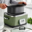 GreenPan Elite 6qt Slow Cooker, Sage Green
