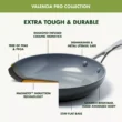 GreenPan 8" and 10" Valencia Pro Ceramic Nonstick Fry Pan Set