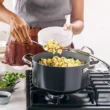 GreenPan Valencia Pro 5qt Ceramic Casserole with Lid Black