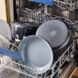 GreenPan Valencia Pro 11" Ceramic Grill Pan with 2 Side Handles Black