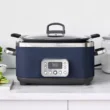 GreenPan Elite 6qt Slow Cooker, Oxford Blue