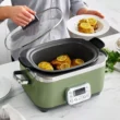 GreenPan Elite 6qt Slow Cooker, Sage Green