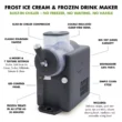 GreenPan Frost Ice Cream and Frozen Drink Maker, Licorice