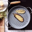 GreenPan Valencia Pro 11" Ceramic Grill Pan with 2 Side Handles Black