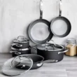 GreenPan Chatham 10pc Hard Anodized Healthy Ceramic Nonstick Cookware Set