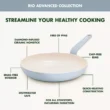 GreenPan Rio Advanced 16pc Ceramic Nonstick Cookware Set, Stardew Blue