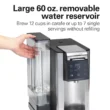 Hamilton Beach 12c FlexBrew 5 in 1 Drip Coffee Maker Black: 12 Cup Programmable & Single Serve, 1200W, Ground & Capsule Use