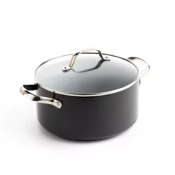 GreenPan Valencia Pro 5qt Ceramic Casserole with Lid Black