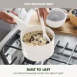 GreenPan Rio Advanced 10pc Cookware Set, Cream