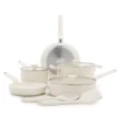 GreenPan Rio Advanced 10pc Cookware Set, Cream