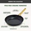 GreenPan (10" and 12") Reserve Pro Ceramic Nonstick Frypan Set, Black