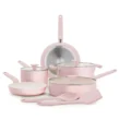 GreenPan Rio Advanced 10pc Cookware Set, Pink