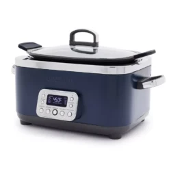 GreenPan Elite 6qt Slow Cooker, Oxford Blue