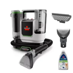 BISSELL Little Green ProHeat Portable Pet Hair Pick-Up Carpet Cleaner 3969 15' 3" Cleaning Path White