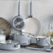 GreenPan Rio Advanced 10pc Cookware Set, Stardew Blue