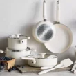GreenPan Rio Advanced 10pc Cookware Set, Cream